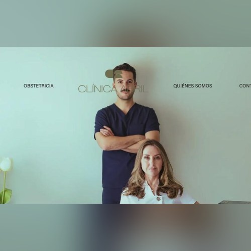 Captura de la web de Clínica Abril